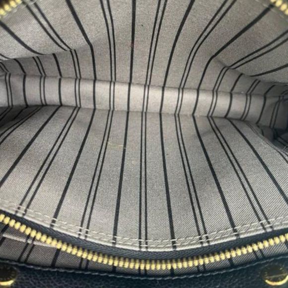 Louis Vuitton Empreinte Montaigne BB in Black Satchel Crossbody Handbag - Picture 9 of 13